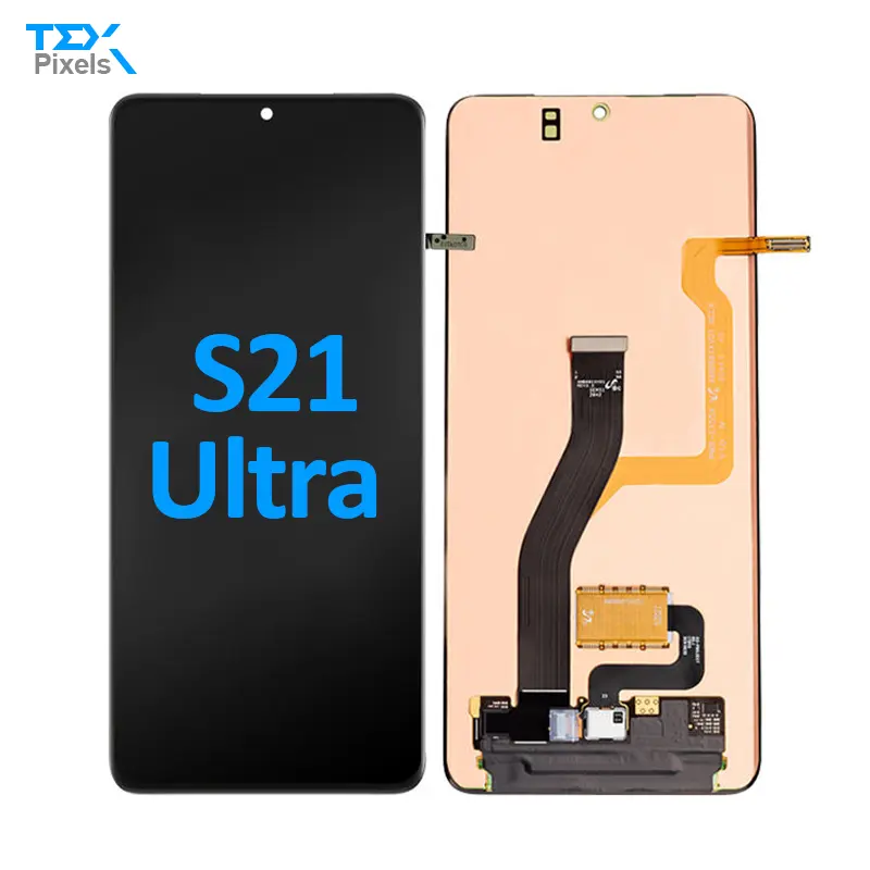 ЖК-дисплей Super Amoled 6,8 дюйма для Samsung Galaxy S21 Ultra, ЖК-дисплей с сенсорным экраном и дигитайзером