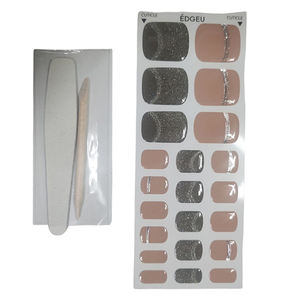 Ensemble d'autocollants pour ongles avec design effet ombré pour un look naturel et une application facile - Product Image 2