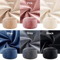 Fauteuil pouf moderne pliable de qualité supérieure 6ft 7ft 8ft avec housse en velours et rembourrage en mousse
