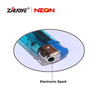 Briquet à gaz butane portable rechargeable avec logo personnalisé, coupe-vent, électronique, rechargeable par USB, allumage sans flamme, cadeau