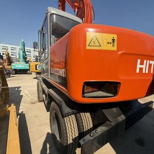 Excavatrice Hitachi EX100wd d'occasion, faible nombre d'heures de fonctionnement, peinture d'origine, état propre, force de creusement puissante, bien entretenue - Product Image 4