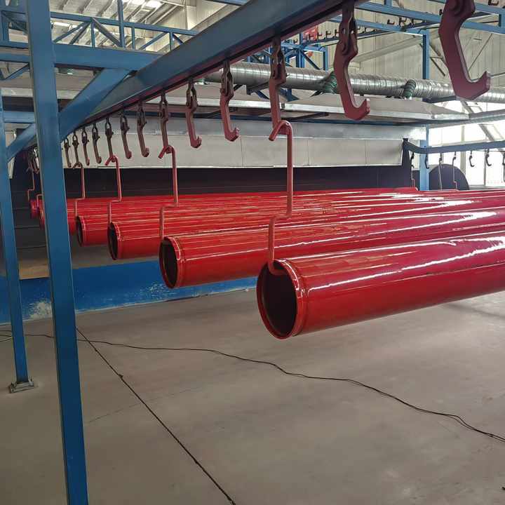Fire Fighting System Epoxy Coating Carbon Fittings Special Supporting