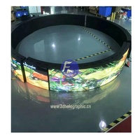 Pantalla LED Flexible para Interiores X,X, Hermoso Efecto Curvo, Video Wall LED para Renovación de Interiores de Hoteles