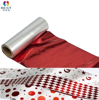 Ruban de transfert thermique en résine rouge métallisé 110 mm x 300 m pour l'emballage et l'impression