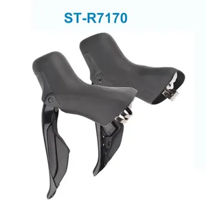 Groupe de transmission électronique <span class=keywords><strong>Shimano</strong></span> 105 Di2 R7170 2x12S pour vélo de route, levier de <span class=keywords><strong>vitesses</strong></span> R7170, dérailleur avant/arrière R7150, cassette R7101, chaîne M7100 - Product Image 2