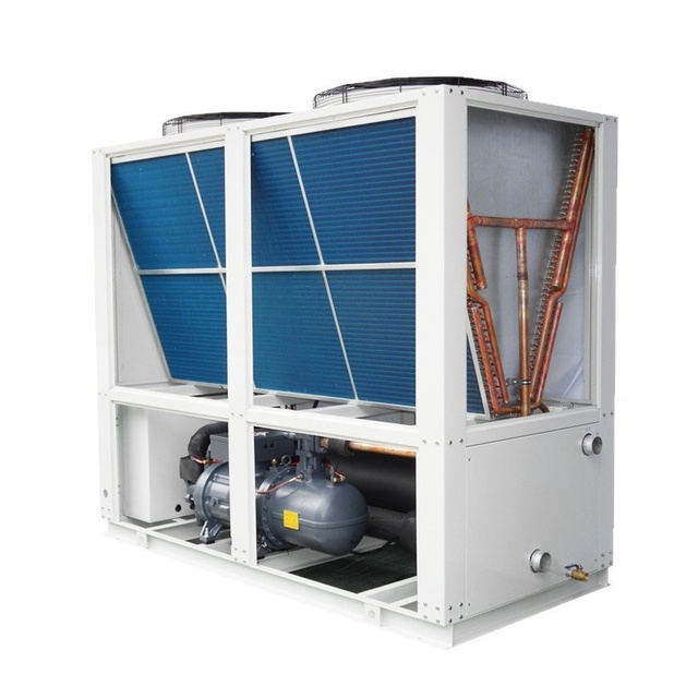 Aidea 140KW Horizontal Dry Cooler Screw Compressor Industrial Data Center Single Phase Liquid Immersion Cooling Axial Fan 900