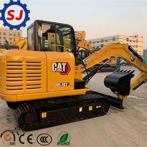 Mini-excavatrice CAT 305.5E2 d'occasion, marque originale, 90% neuve, faible nombre d'heures, vente flash, en stock - Product Image 4