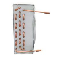 Unités de refroidissement à condenseur à ailettes en cuivre et aluminium pour usage en restauration et supermarchés, compatibles R-22/R134a/R-410A/R-404A