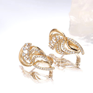 Orecchini a polsino a forma di ala per donna, stile elegante, accessori per l'orecchio da indossare tutti i giorni - Product Image 6