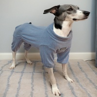 Nouveau pull chaud à col roulé épais et mignon, grande taille, pour la maison, style décontracté, pyjama quatre pattes, vêtements extensibles pour chien