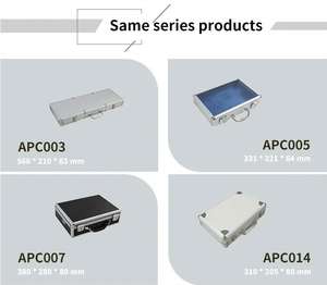 Valigetta Rigida Everest di Alta Qualità, Tutto Nero, Cassetta Portautensili in Alluminio per Trasporto e Conservazione - Product Image 3