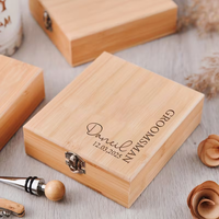 Ouvre-bouteille personnalisé, verseur, bouchon, coffret cadeau en bois, ouvre-bouteille en bois, boîte à vin en bois