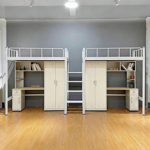 <span class=keywords><strong>Lit</strong></span> mezzanine de jeu de qualité supérieure, moderne, gain de place, taille extra-large, avec bureau informatique intégré pour salle de jeux adulte - Product Image 3