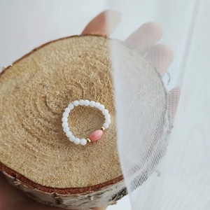 New Jewelry Multicolour Handmade 3mm Beaded Natural Gemstone Elastic <b>Ring</b> Genuine Top Grade Gift Women Jewellery <b>Rings</b> for Girls - Product Image 2