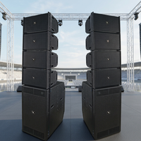 Juego de Audio HA2 Professional Active Line Array para madera, gran conferencia, escenario al aire libre, sistema de rendimiento de boda, altavoces