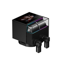Pccooler ARGB LED PWM 4 broches dissipateur thermique noir CPU refroidisseur 5V 3 broches ARGB LED pompe liquide eau système de refroidissement ordinateur PC écran