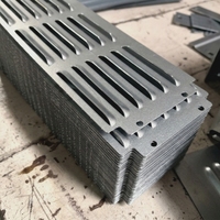 Pièces d'emboutissage sur mesure en tôle, persiennes poinçonnées CNC, acier galvanisé, acier inoxydable, aluminium, usine OEM ODM