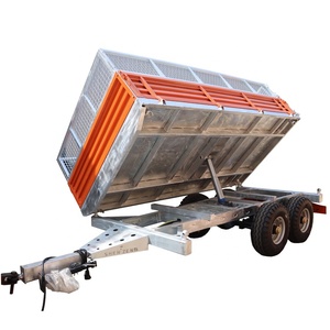 Mini Remorque Agricole 2 Tonnes 3 Tonnes 5 Tonnes <span class=keywords><strong>Remorques</strong></span> Utilitaires Agricoles à Benne Basculante Remorque Multifonctionnelle - Product Image 1