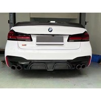 Diffuseur de pare-chocs arrière inférieur en carbone sec style CS, finition brillante 3K, tissage sergé, pour BMW F90 M5 Competition