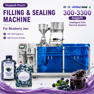 Machine d'emballage et de scellage automatique haute vitesse pour la confiture de myrtilles en sachet liquide - Product Image 1