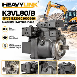 K3VL80 B ปั๊มไฮดรอลิกสำหรับรถขุด SY75 B220301000569 อะไหล่ปั๊มหลักสำหรับ Sany - Product Image 2