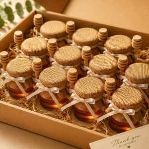 Cuillères à miel en bois personnalisées gravées avec le nom pour pot de miel, thé et café, cadeaux de mariage pour invités, décoration de fête - Product Image 6