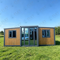Maison conteneur extensible insonorisée et étanche FLKT, garantie 2 ans, fabrication directe, maison modulaire préfabriquée pour complexe hôtelier