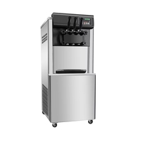 Mesin Pembuat Es Krim Lunak Komersial Baru Terlaris, Produktivitas Tinggi, 220V50HZ, Steker Australia, Garansi Motor 2 Tahun