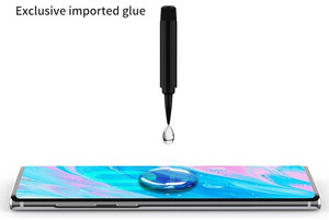 Protector de pantalla de vidrio templado transparente para Samsung S20 Plus Ultra Note 20 <span class=keywords><strong>A51</strong></span> <span class=keywords><strong>A71</strong></span>, líquido UV, membrana de pegamento transparente - Product Image 2