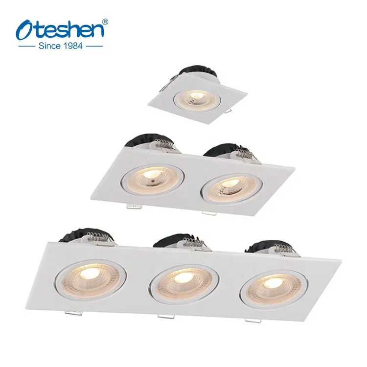 Thiết Kế Mới 1 2 3 Head Spot Lights Âm Trần Ánh Sáng Trong Nhà Led Spotlight 5 Wát Downlight Lõm