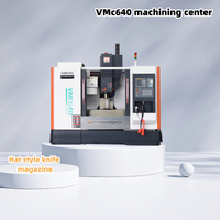 VMC640 Fraiseuse CNC 4 axes VMC650 Machine-outil Centre d'usinage Système CNC Vertical Automatique Machine de fraisage CNC 4 axes
