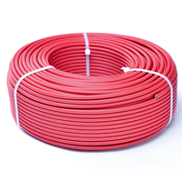 EN60518 câble PV Standard DC 1500V H1Z2Z2-K 1X25MM gaine en cuivre étamé XLPE câble solaire sans halogène pour système d'énergie solaire