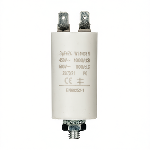 Condensador 3.0F 450V con terminal de tierra para aplicaciones de arranque de motor - Product Image 2