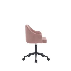 Fauteuil ergonomique et confortable pour bureau à domicile Fauteuil de bureau pivotant en velours