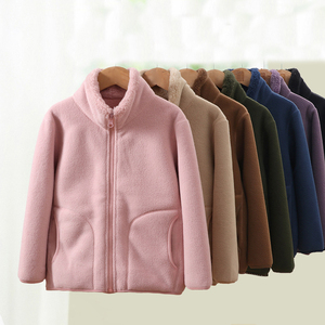 All'ingrosso abbigliamento per famiglia giacca invernale calda in pile madre figlia abbinata vestiti ispessiti cappotti caldi per ragazza donna - Product Image 2