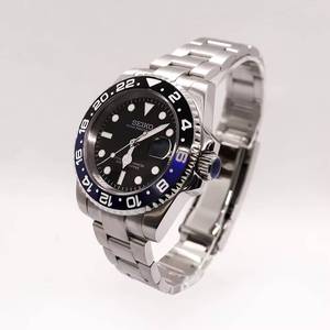 Montre mécanique chinoise OEM de gros, de haute qualité, lumineuse, avec fonction GMT modifiée, bracelet réglable, automatique et étanche pour homme - Product Image 1