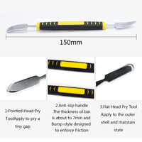 Kit d'outils de réparation pour téléphone portable, 6 pièces, ensemble de spatules métalliques à double extrémité pour iPhone, iPad, tablette