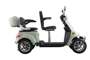 สกู๊ตเตอร์เคลื่อนที่สำหรับผู้ใหญ่ ใช้งานง่าย สกู๊ตเตอร์ไฟฟ้า 4 ล้อ สำหรับผู้สูงอายุ รองรับการปรับแต่ง - Product Image 5