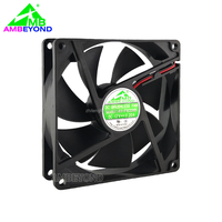 Ventilateur axial CC 92x92x25mm 5V 12V 24V PWM à roulement hydraulique, refroidisseur silencieux sans balais OEM ODM pour alimentation de cabinet extérieur