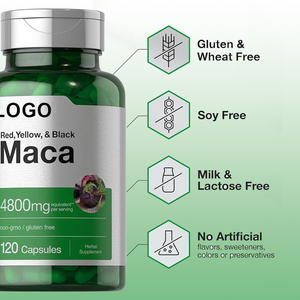 GMP工場OEM ODM健康補助食品エネルギーマカ韓国赤パナックス人参根エキス人参カプセル - Product Image 3