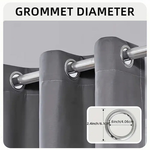 <span class=keywords><strong>Cortinas</strong></span> XinLan con Protección de Privacidad y Oscurecimiento Total, <span class=keywords><strong>Cortinas</strong></span> Opacas con Reverso Negro para Dormitorio - Product Image 4