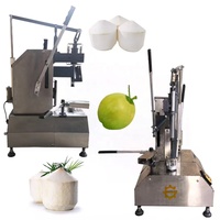 Machine à découper les coques de noix de coco à haute efficacité, machine à peler les jeunes noix de coco à expédition rapide pour les restaurants de cuisine asiatique