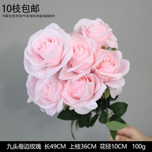 <span class=keywords><strong>Claveles</strong></span> de Tela de Seda Artificial Realistas de Gran Diámetro, <span class=keywords><strong>Ramo</strong></span> de Decoración para Bodas y Hogar, <span class=keywords><strong>Precio</strong></span> de Fábrica al por Mayor - Product Image 5