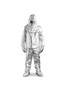 Термостойкий алюминизированный костюм для защиты от абразивных воздействий, теплоизоляционная спецодежда - Product Image 2