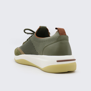 Lanci OEM Schuhhersteller Designer-Ledersneaker Luxus-Designer-Herrensneaker Maßgefertigte Stricksneaker mit Logo - Product Image 3