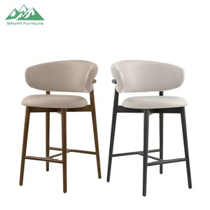 Wayon Luxury Nordic Design High Counter <strong>Chair</strong> With <strong>Back</strong> <strong>Support</strong> for Restaurant Bistro Cafe - Product Image 6