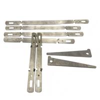 Attache plate Spot Stock X avec goupille à tête ronde et attache à clip pour accessoires de systèmes de coffrage américains, européens et coréens