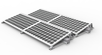 Système de fixation de panneaux solaires lestés pour toit plat