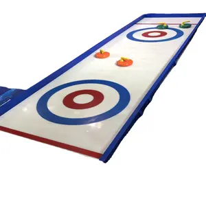 ZSPE hochwertiges tragbares mobiles UHMWPE synthetisches Eiskunstlauf Curling-Spiel-Rinke Geländer Kunststoffplatten für Indoor-Outdoor-Verwendung