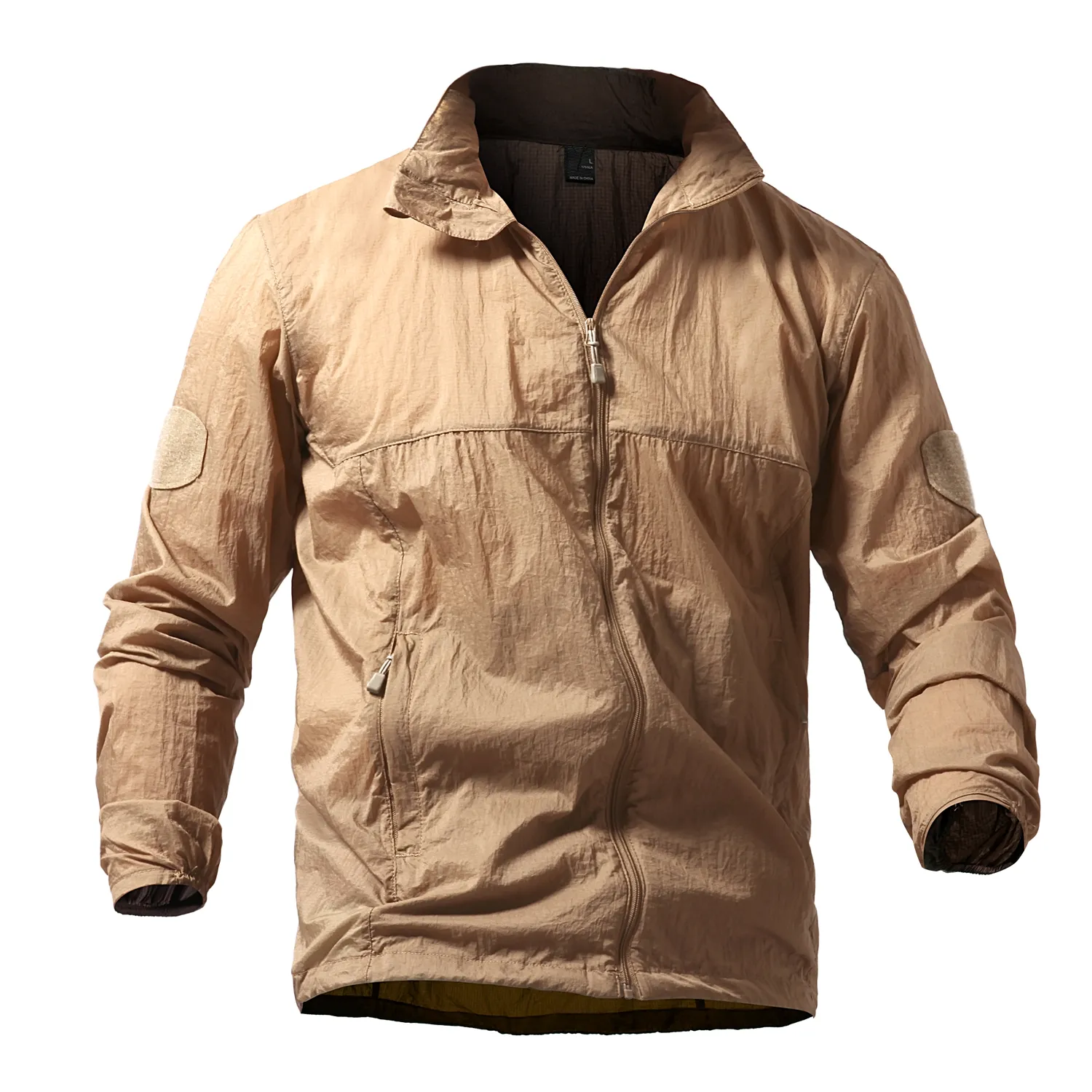 Camouflage Waterproof Outdoor Men's Hunting Lightweight Sun-proof Clothing Tactical Thin Skin Coat Hoodie Jacket For Men